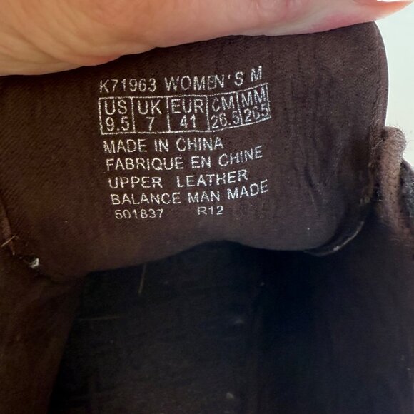 Rockport Womens Oxford Heels Size 9.5 Brown Leather Lace Up Comfort Retro Style - Picture 10 of 16